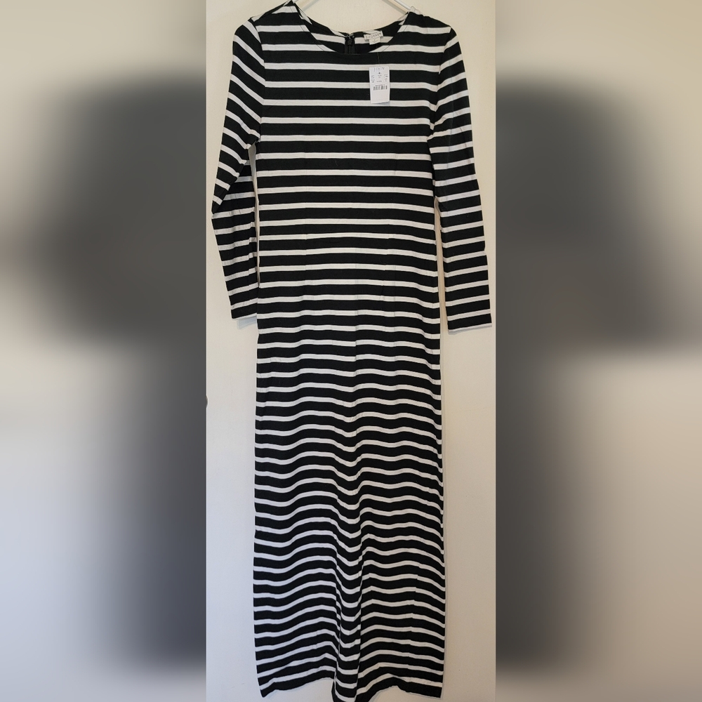 NWT J Crew Long Sleeve Maxi Dress Size Small